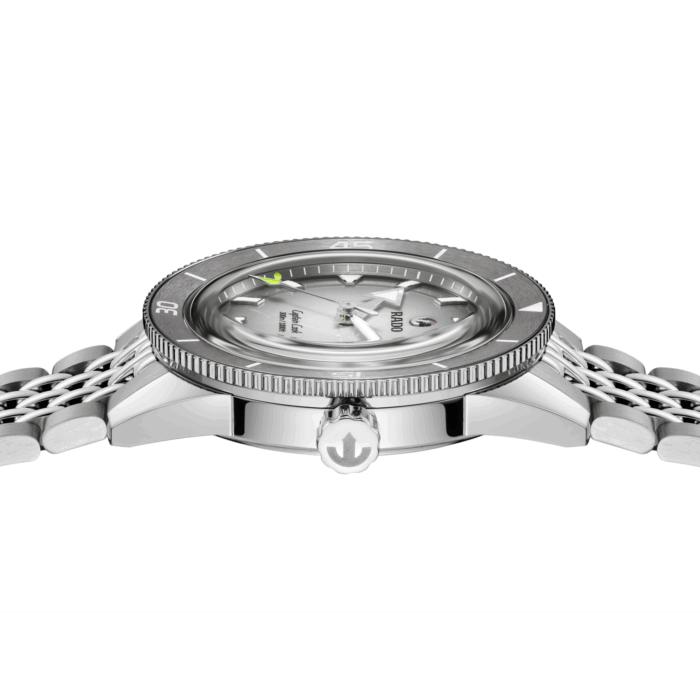 Montre Rado Captain Cook x Tennis Limited Auto Cadran Gris Noir Bracelet Acier + Tissu 39MM