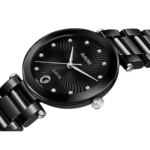 Montre Rado LaCoupole Quartz Diamonds Cadran Noir Bracelet Céramique 31MM