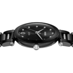 Montre Rado LaCoupole Quartz Diamonds Cadran Noir Bracelet Céramique 31MM