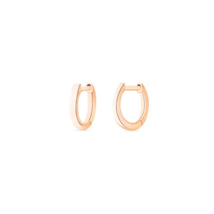 Boucles d'Oreilles Ginette NY Mini Simple Hoops Or Rose