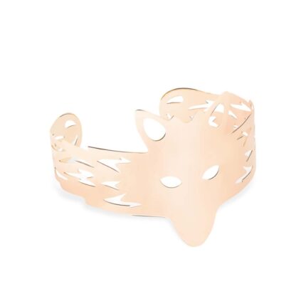 Bracelet Ginette NY Wolf Cuff Or Rose