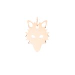 Pendentif Ginette NY Wolf Charm Or Rose