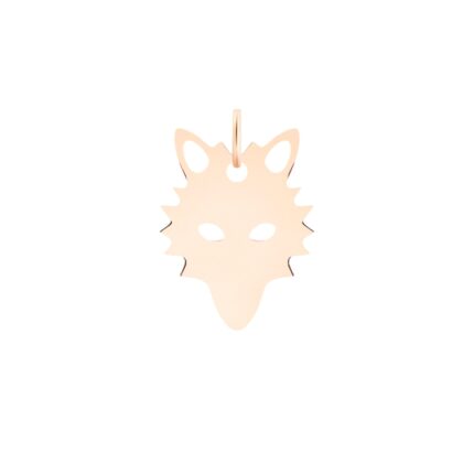 Pendentif Ginette NY Wolf Charm Or Rose