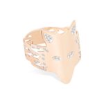 Bague Ginette NY Diamond Wolf Ring Or Rose