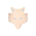 Bague Ginette NY Diamond Wolf Ring Or Rose