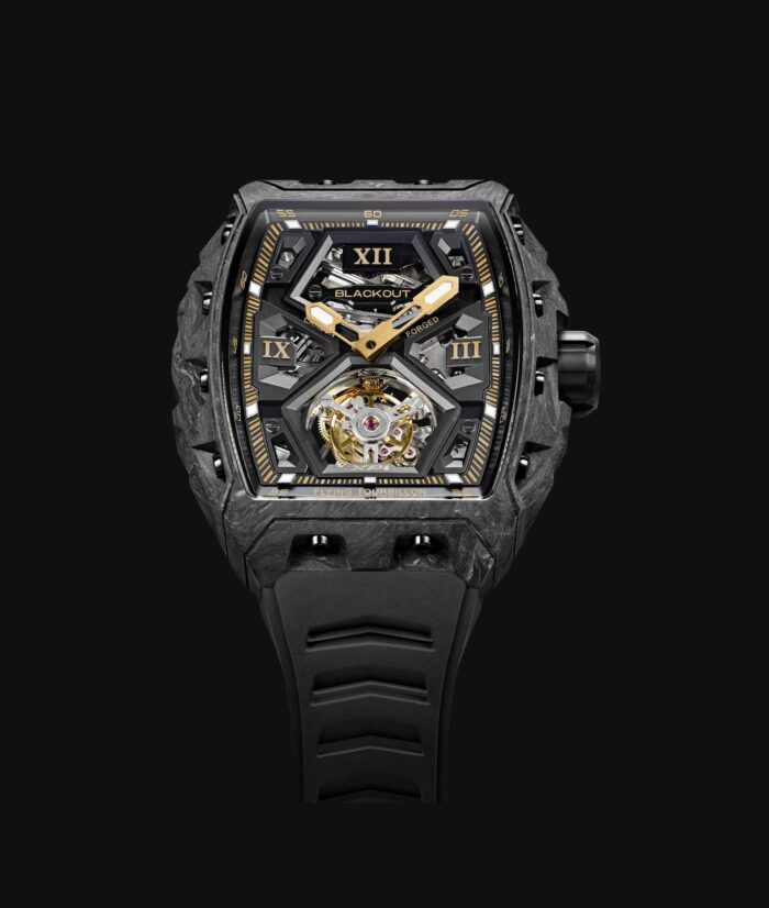 Montre Blackout Watches XP1 Tourbillon LT Centurion Bracelet Caoutchouc 44MM – Image 6