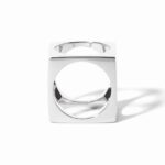 Pendentif Dinh Van Le Pavé Grand Modèle Argent