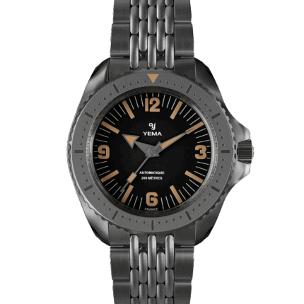 Montre Yema Diver Auto Cadran Noir 39.5Mm