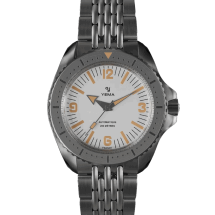 Montre Yema Diver Auto Cadran Blanc 39.5MM
