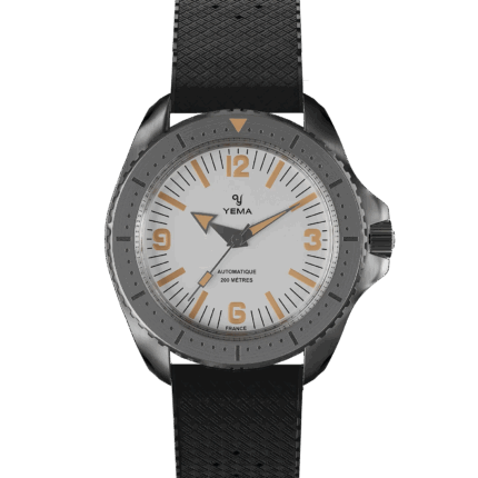 Montre Yema Diver Auto Cadran Blanc 39.5MM