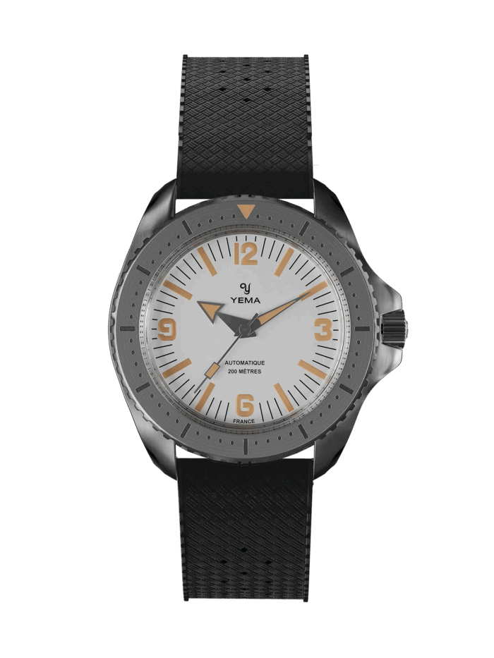 Montre Yema Diver Auto Cadran Blanc 39.5MM