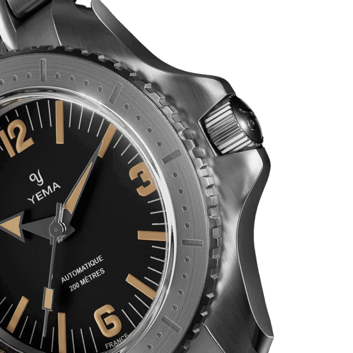 Montre Yema Diver Auto Cadran Noir 39.5Mm Montre Yema Diver Auto Cadran Noir 39.5Mm