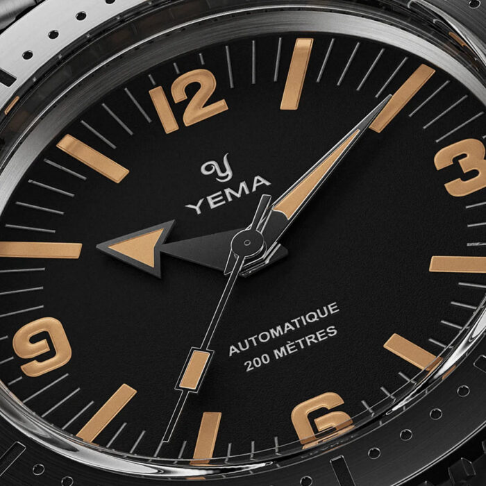 Montre Yema Diver Auto Cadran Noir 39.5Mm Montre Yema Diver Auto Cadran Noir 39.5Mm