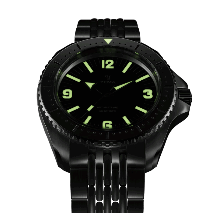 Montre Yema Diver Auto Cadran Noir 39.5Mm Montre Yema Diver Auto Cadran Noir 39.5Mm