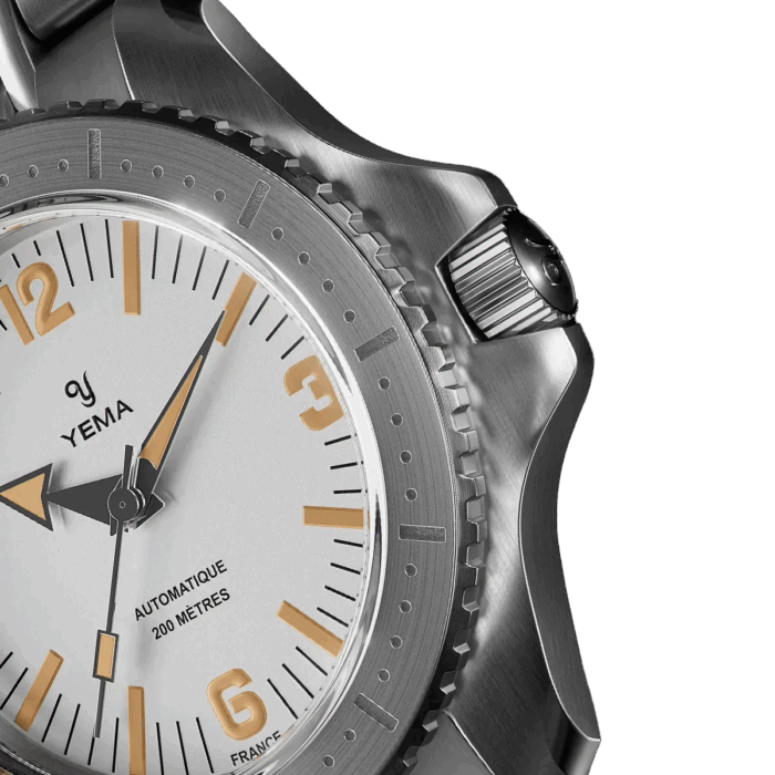 Montre Yema Diver Auto Cadran Blanc 39.5MM