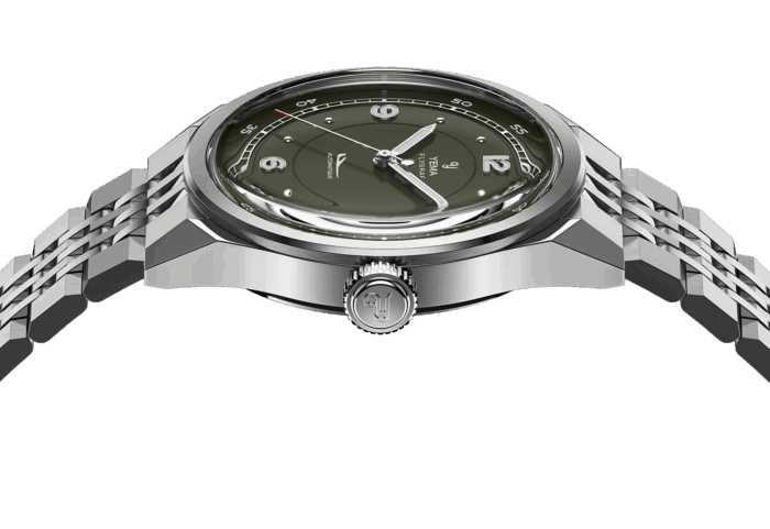 Montre Yema Flygraf Pilot Auto Cadran Vert 38.5MM Montre Yema Flygraf Pilot Auto Cadran Vert 38.5MM