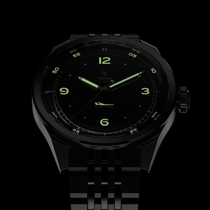 Montre Yema Flygraf Pilot Auto Cadran Vert 38.5MM Montre Yema Flygraf Pilot Auto Cadran Vert 38.5MM