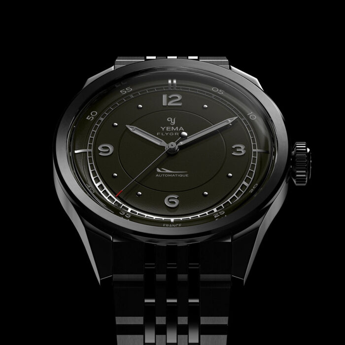 Montre Yema Flygraf Pilot Auto Cadran Vert 38.5MM Montre Yema Flygraf Pilot Auto Cadran Vert 38.5MM