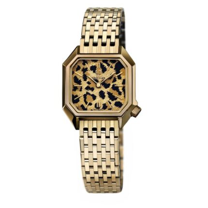 Montre MARCH LA.B Lady Mansart Cheetah Gold Quartz Bracelet Acier