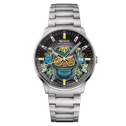 Montre Mido Commander Gradient Catrines Auto 40MM Bracelet Acier + Cuir + Caoutchouc