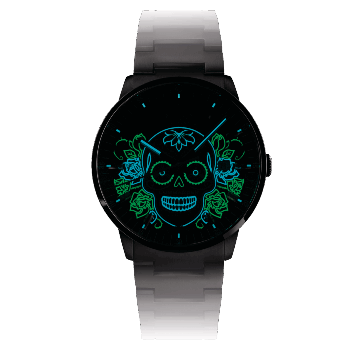 Montre Mido Commander Gradient Catrines Auto 40MM Bracelet Acier + Cuir + Caoutchouc Montre Mido Commander Gradient Catrines Auto 40MM Bracelet Acier + Cuir + Caoutchouc