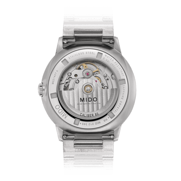 Montre Mido Commander Gradient Catrines Auto 40MM Bracelet Acier + Cuir + Caoutchouc Montre Mido Commander Gradient Catrines Auto 40MM Bracelet Acier + Cuir + Caoutchouc
