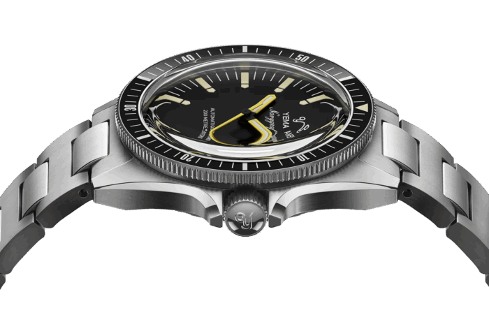 Montre Yema Navygraf Heritage Auto Cadran Noir B39MM Montre Yema Navygraf Heritage Auto Cadran Noir B39MM