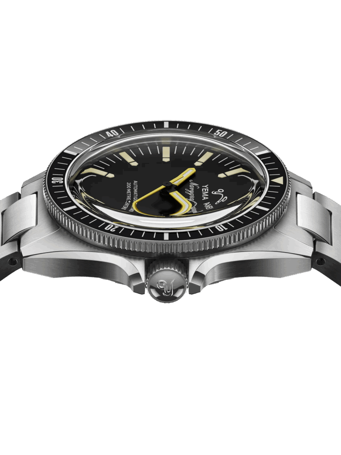 Montre Yema Navygraf Heritage Auto Cadran Noir B39MM Montre Yema Navygraf Heritage Auto Cadran Noir B39MM