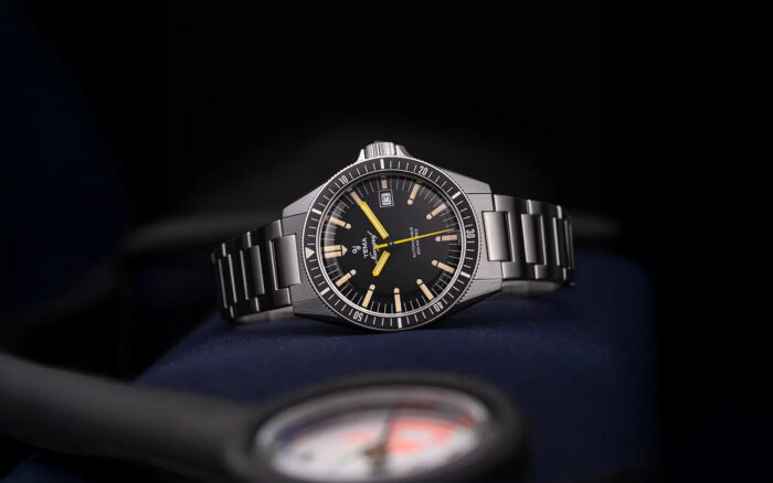 Montre Yema Navygraf Heritage Auto Cadran Noir B39MM Montre Yema Navygraf Heritage Auto Cadran Noir B39MM