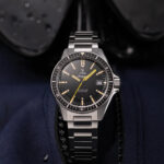 Montre Yema Navygraf Heritage Auto Cadran Noir B39MM