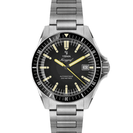 Montre Yema Navygraf Heritage Auto Cadran Noir 39MM