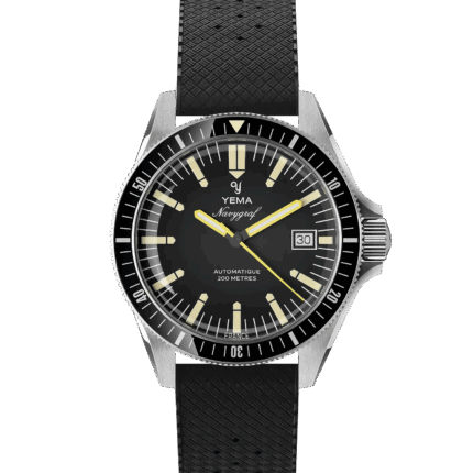 Montre Yema Navygraf Heritage Auto Cadran Noir 39MM