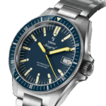 Montre Yema Navygraf Heritage Auto Cadran Bleu 39MM