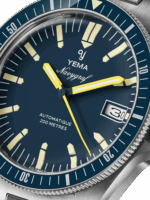 Montre Yema Navygraf Heritage Auto Cadran Bleu 39MM
