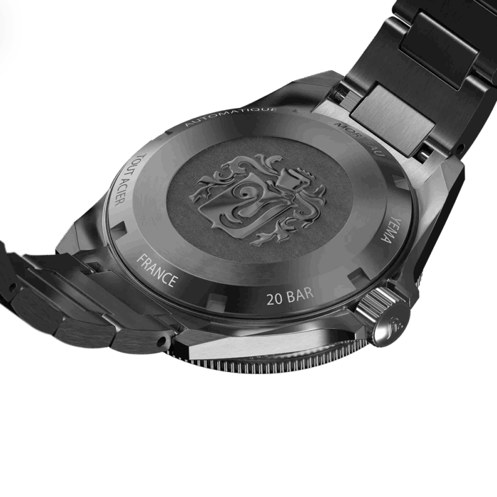Montre Yema Navygraf Heritage Auto Cadran Noir B39MM Montre Yema Navygraf Heritage Auto Cadran Noir B39MM