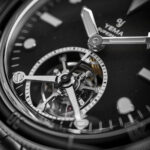 Montre Yema Superman Tourbillon CMM.31 Limited Edition Cadran Noir Bracelet Caoutchouc 43MM