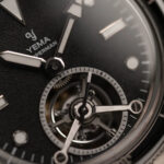 Montre Yema Superman Tourbillon CMM.31 Limited Edition Cadran Noir Bracelet Caoutchouc 43MM