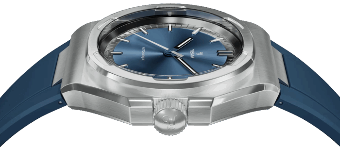 Montre Yema Urban Traveller Auto Cadran Bleu 39MM
