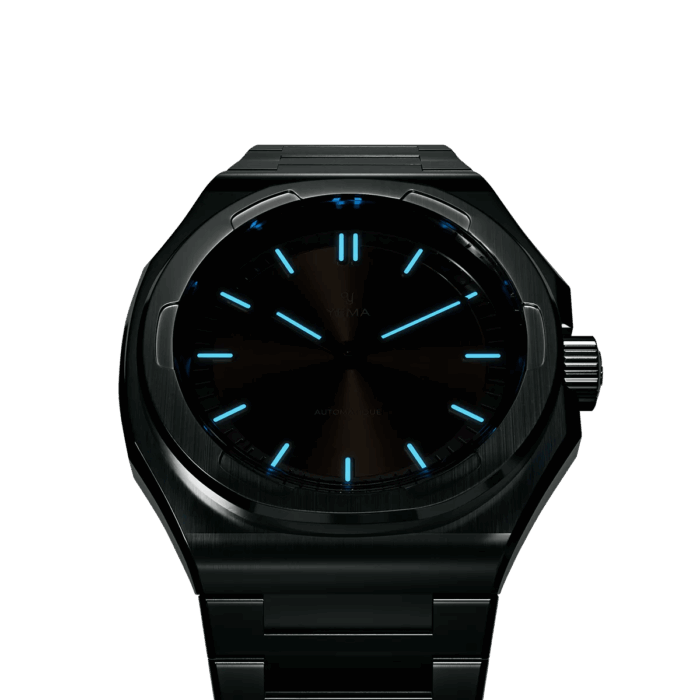 Montre Yema Urban Traveller Auto Cadran Brun 39MM