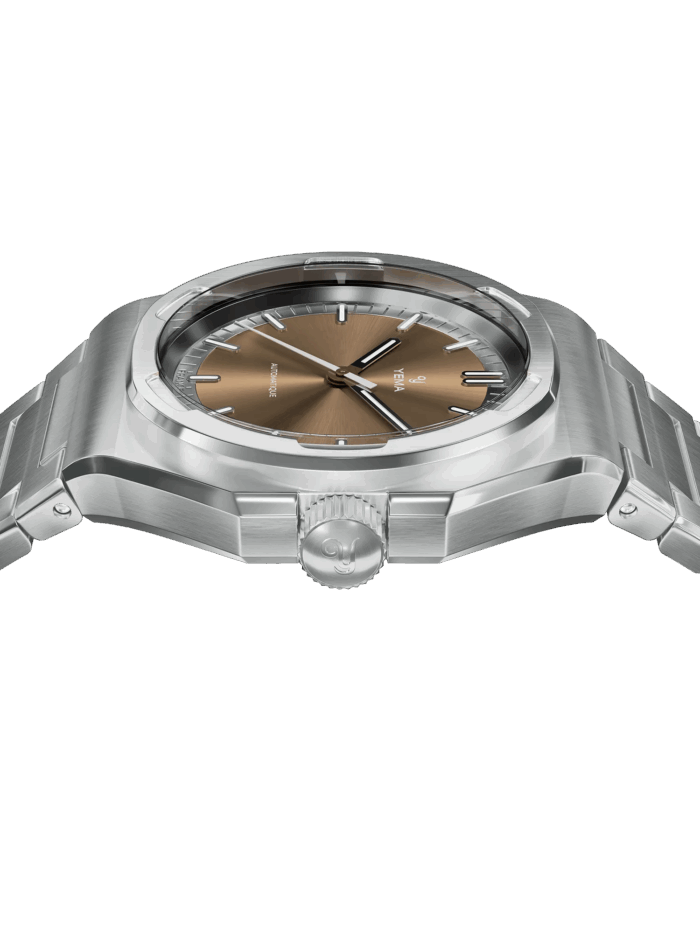 Montre Yema Urban Traveller Auto Cadran Brun 39MM