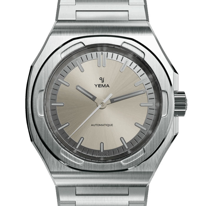 Montre Yema Urban Traveller Auto Cadran Beige 39MM