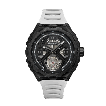 Montre Blackout Watches XPE Tourbillon Black Bracelet Caoutchouc 42.5MM