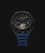 Montre Blackout Watches XPE Tourbillon Black Blue Bracelet Caoutchouc 42.5MM