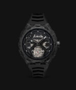 Montre Blackout Watches XPE Tourbillon UltraBlack Bracelet Caoutchouc 42.5MM