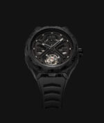 Montre Blackout Watches XPE Tourbillon UltraBlack Bracelet Caoutchouc 42.5MM