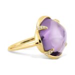 Bague Morganne Bello Songe Améthyste et Diamants Or Jaune