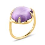 Bague Morganne Bello Songe Améthyste et Diamants Or Jaune