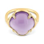 Bague Morganne Bello Songe Améthyste et Diamants Or Jaune