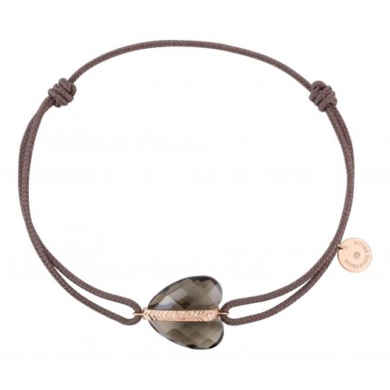 Bracelet Morganne Bello Infinite Love Quartz Fumé Or Rose