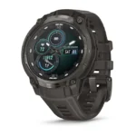 Montre Garmin Instinct Crossover Amoled Grise Connectée Bracelet Caoutchouc